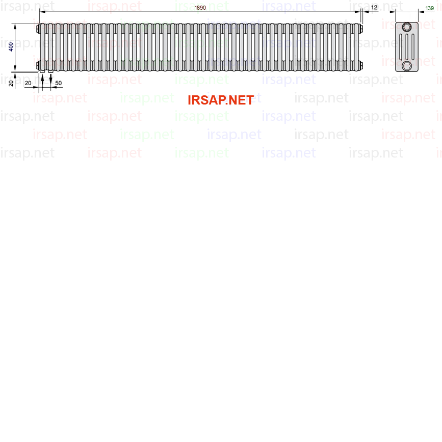 Радиатор IRSAP Tesi 40400/42 T18 CL 01